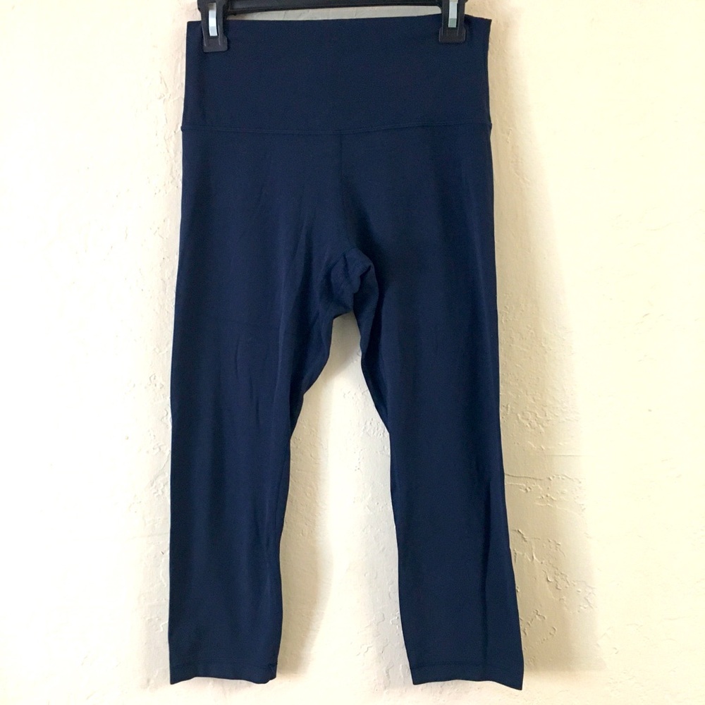 Lululemon Leggings 8 Blue Workout Gym Athletic Sporty Yoga Pilates Athleisure
